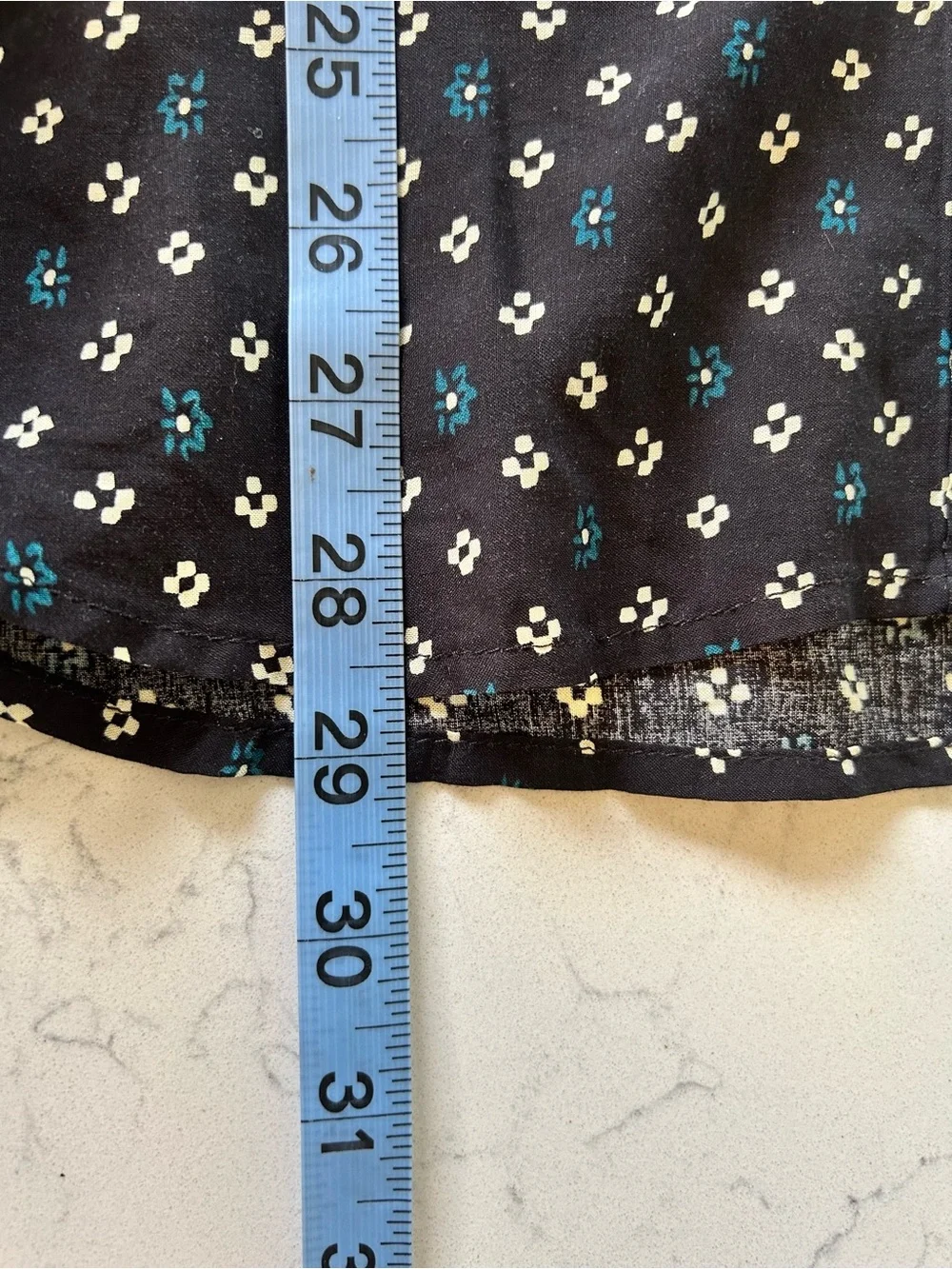 Anthropologie Akemi + Kin Black & Teal Sleeveless Button-Down Shirt - Picture 10 of 16